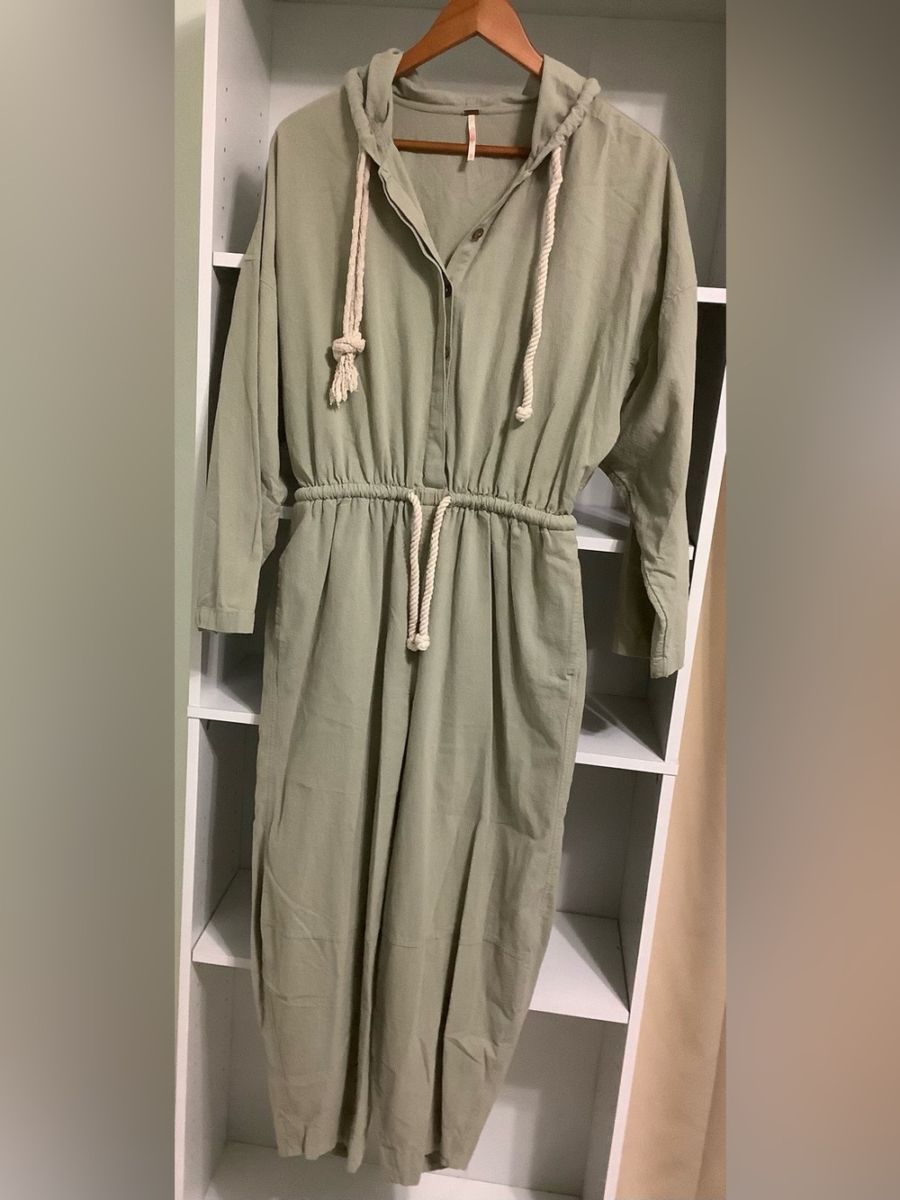 Free people Adela Hoodie Jumpsuit size XS